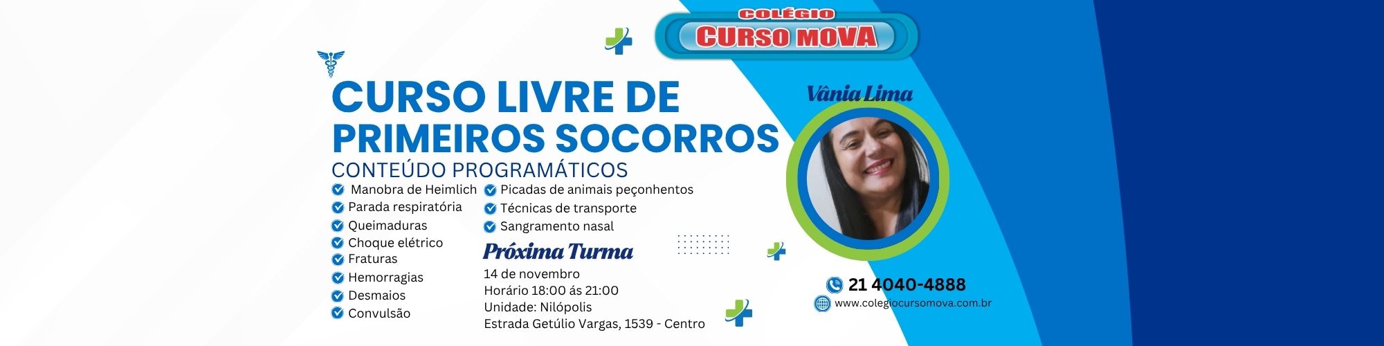 Blue and Green Corporate Clinic Banner