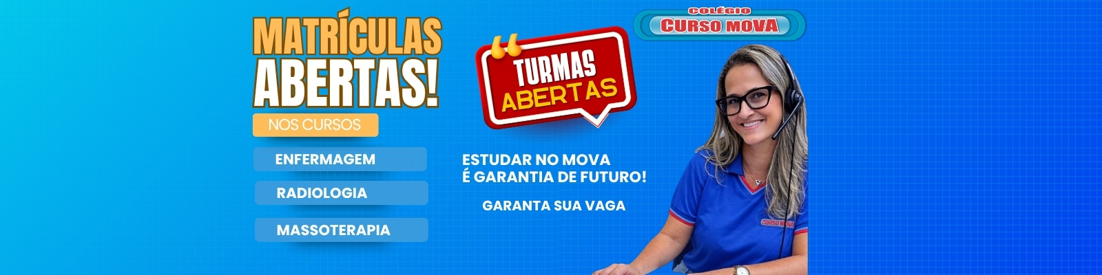 Story para instragram para curso profissionalizante corporativo azul e laranja